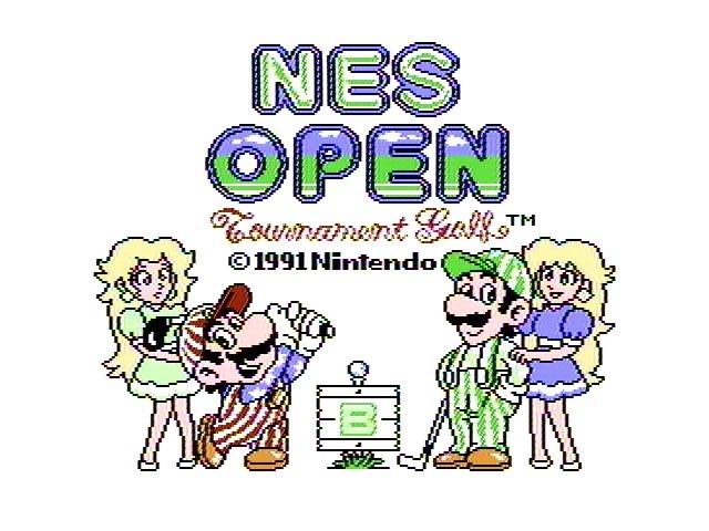 ファミリーコンピュータ - FC★NES OPEN TOURNAMENT GOLF NES 海外版 中古NES OPEN TOURNAMENT GOLF マリオオープンゴルフ 北米